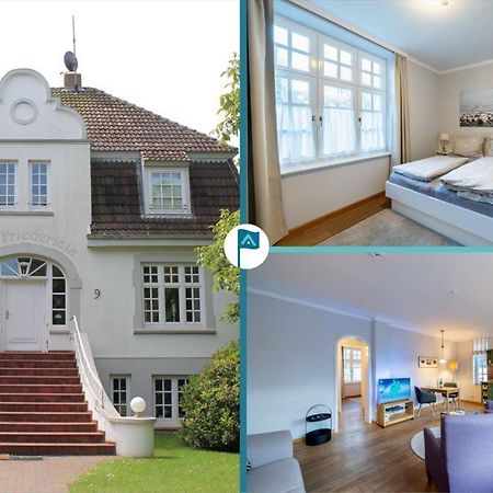 Villa Friedericia, Wohnung 3-Hochparterre Links Wyk auf Föhr Dış mekan fotoğraf