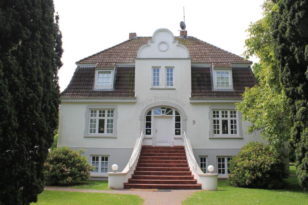 Villa Friedericia, Wohnung 3-Hochparterre Links Wyk auf Föhr Dış mekan fotoğraf