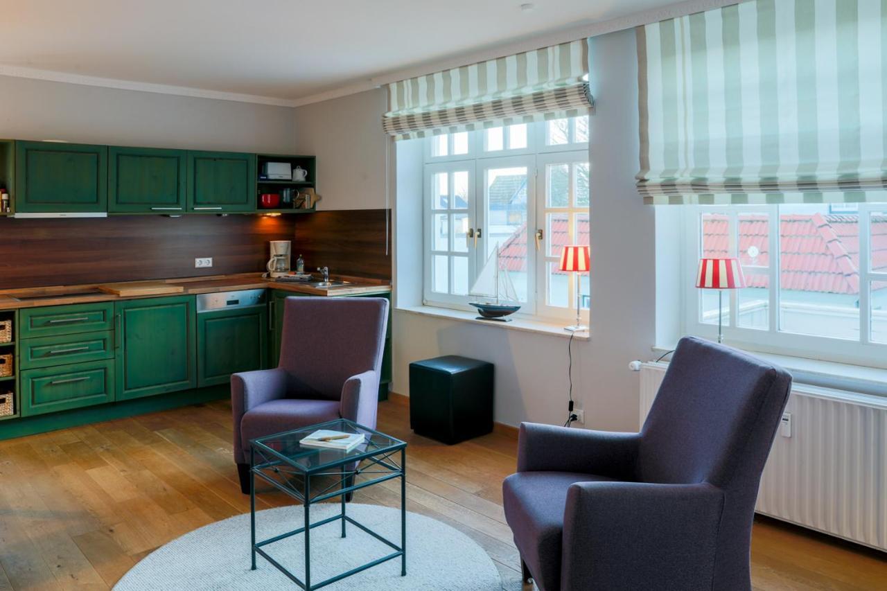 Villa Friedericia, Wohnung 3-Hochparterre Links Wyk auf Föhr Dış mekan fotoğraf