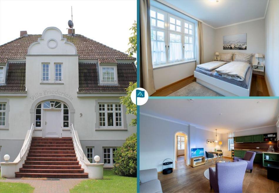 Villa Friedericia, Wohnung 3-Hochparterre Links Wyk auf Föhr Dış mekan fotoğraf