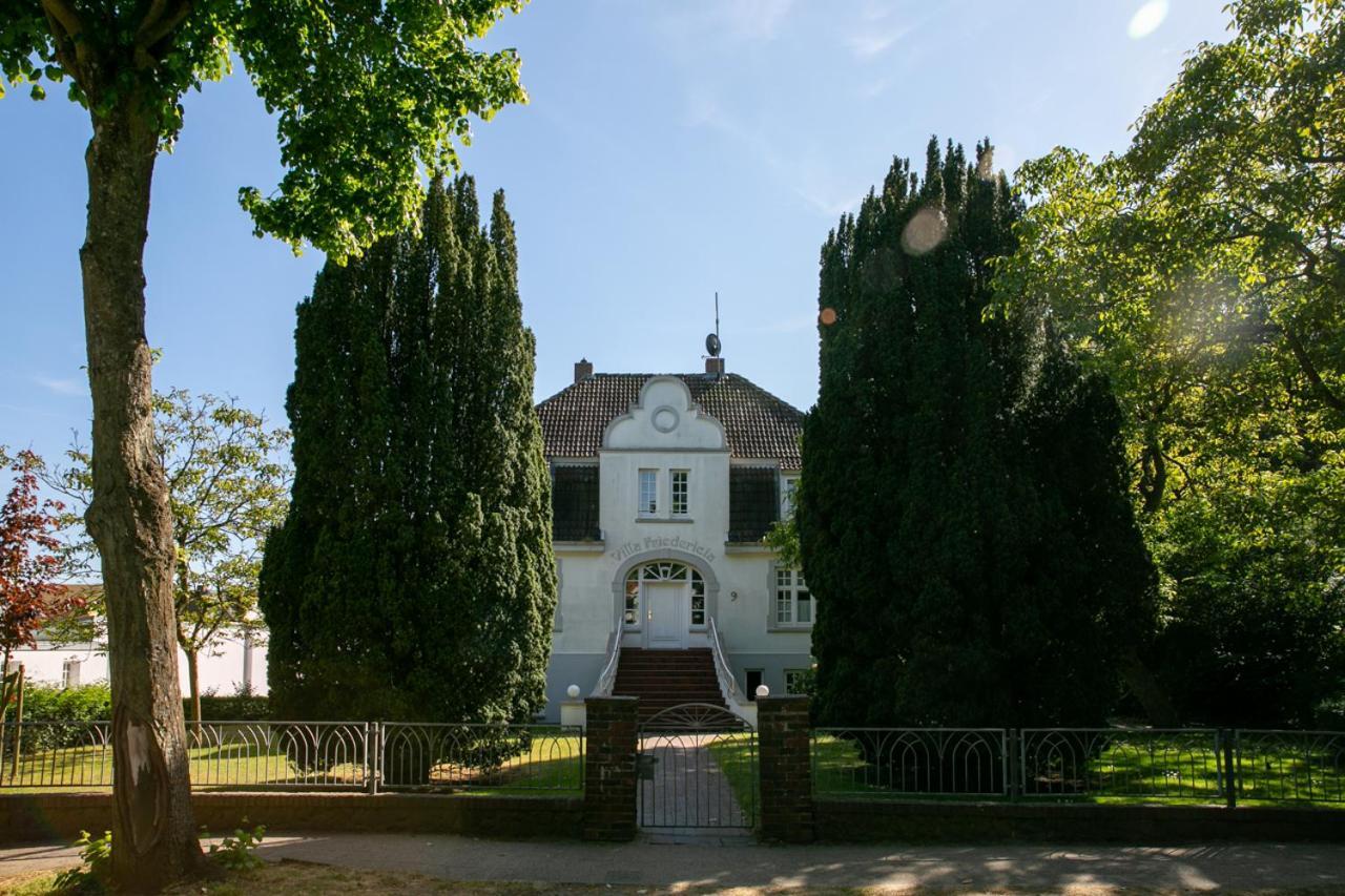 Villa Friedericia, Wohnung 3-Hochparterre Links Wyk auf Föhr Dış mekan fotoğraf