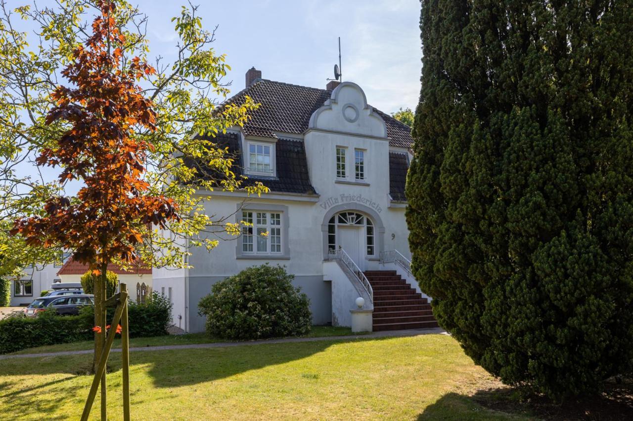 Villa Friedericia, Wohnung 3-Hochparterre Links Wyk auf Föhr Dış mekan fotoğraf